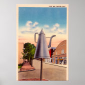 Winston Salem North Carolina The Big Coffee Pot Poster (Voorkant)