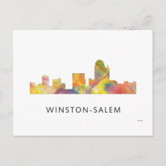 WINSTON - SALEM, NTH CAROLINA SKYLINE - BRIEFKAART