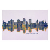 Winston-Salem Skyline Perfect Poster (Voorkant)