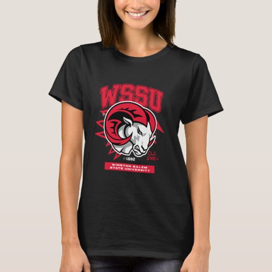 Winston Salem State University - WSSU - HBCU - RAM T-shirt (Voorkant)