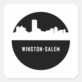 Winston-Salem Vierkante Sticker