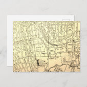 Winston-Salem, Vintage Kaart NC (Voorkant / Achterkant)