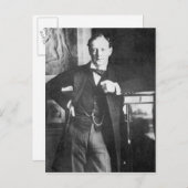 Winston Spencer Churchill in 1904 Briefkaart (Voorkant / Achterkant)