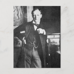 Winston Spencer Churchill in 1904 Briefkaart
