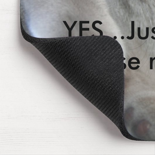 Winston the Cat Mousepad Muismat (Hoek)