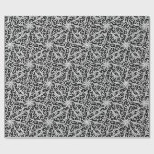 Winston Zwart en Wit Cadeaupapier (Vlak)