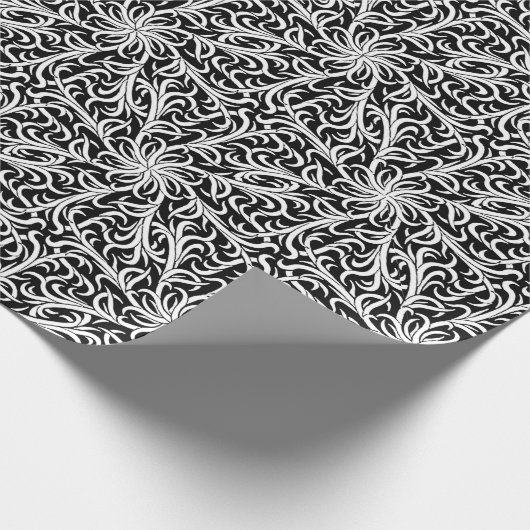 Winston Zwart en Wit Cadeaupapier (Hoek)