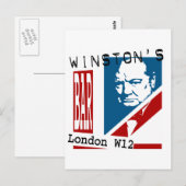Winston's Bar Briefkaart (Voorkant / Achterkant)
