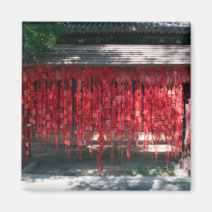 Wint in een confuciustempel - Yunnan, China Magneet