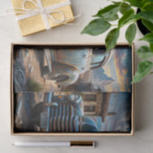 Wintage autowrak tissuepapier (Geschenk)