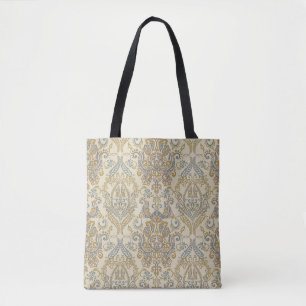 Wintage Floral texture design. Damask Seamless vi Tote Bag