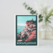 Wintage Rocamadour Briefkaart (Staand voorkant)