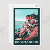Wintage Rocamadour Briefkaart (Voorkant / Achterkant)