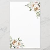 Winte White floral Find the Guest Kerstgame (Achterkant)