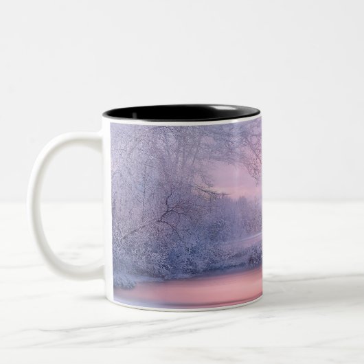 Winter 01 tweekleurige koffiemok (Links)