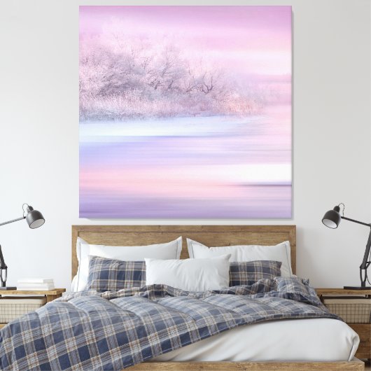 Winter 06 canvas afdruk (Insitu (Slaapkamer))