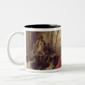 Winter 1738 tweekleurige koffiemok (Links)