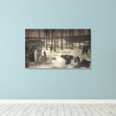 Winter 1889-1993 canvas afdruk (Insitu (Houten vloer))