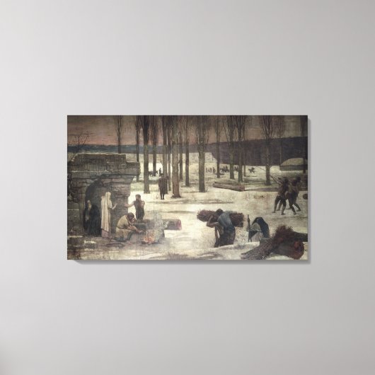 Winter 1889-1993 canvas afdruk (Voorkant)