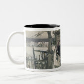 Winter 1894 tweekleurige koffiemok (Links)