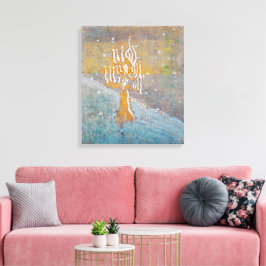 Winter 1 | Mikalojus Konstantinas Ciurlionis | Canvas Afdruk