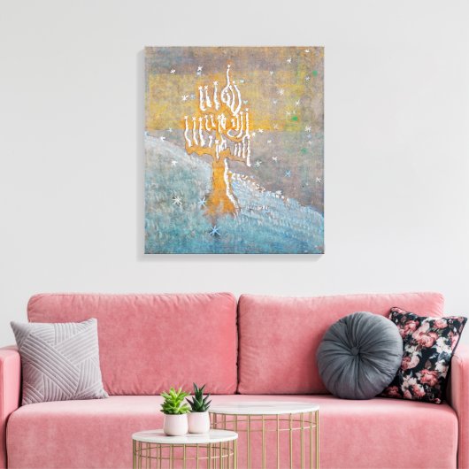 Winter 1 | Mikalojus Konstantinas Ciurlionis | Canvas Afdruk (Insitu (Woonkamer))