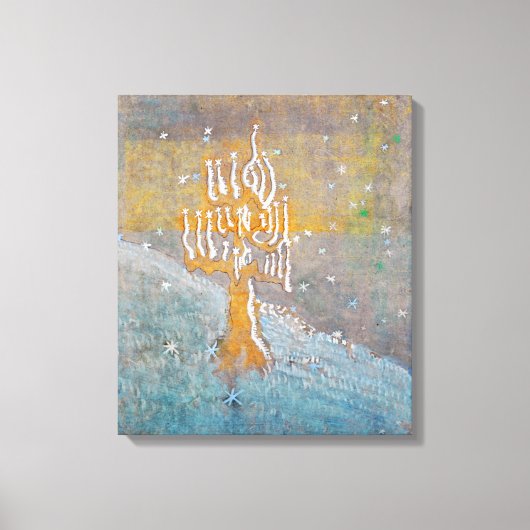 Winter 1 | Mikalojus Konstantinas Ciurlionis | Canvas Afdruk (Voorkant)