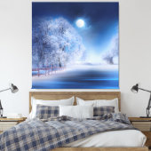 Winter 2019-03 canvas afdruk (Insitu (Slaapkamer))