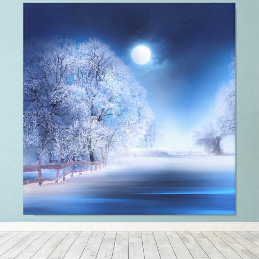 Winter 2019-03 canvas afdruk (Insitu (Houten vloer))