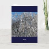 Winter ~ 24 feestdagen kaart (Achterkant)