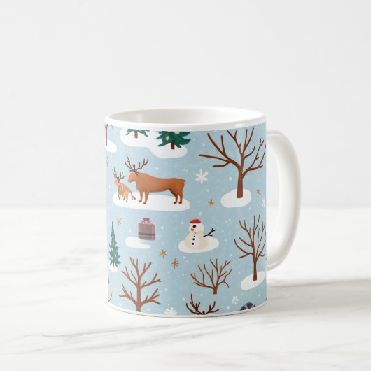 winter 2 koffiemok (Voorkant rechts)