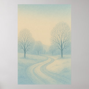 Winter 4, Whispering Snow, seizoensgebonden print