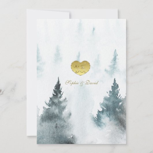 Winter 50e bruiloft Jubileum We doen nog steeds Kaart (Achterkant)