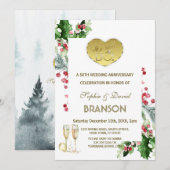 Winter 50e bruiloft Jubileum We doen nog steeds Kaart (Voorkant / Achterkant)