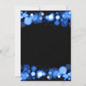 Winter 50e trouwjubileum Blauw Kaart (Achterkant)