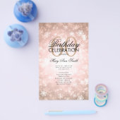 Winter 60 Birthday Program Roos Gold Menu (Enkel)