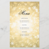 Winter 60th Birthday Programme Gold Wonderland Men (Achterkant)