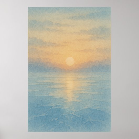 Winter 6, bevroren licht, seizoensgebonden print (Voorkant)