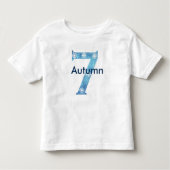 Winter 7 jaar kinder shirts (Voorkant)