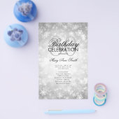 Winter 80 Verjaardagsprogramma Silver Wonderland M Flyer (Enkel)