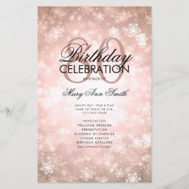 Winter 80e Verjaardagsprogramma Roos Gold Wonderla