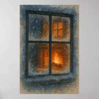 Winter 8, Hearth Glow, seizoensgebonden print