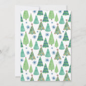 Winter A Merry Little KerstBaby shower Kaart (Achterkant)