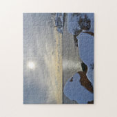 Winter aan de Indische Cove Puzzle Legpuzzel (Verticaal)