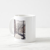Winter aan de westkant koffiemok (Voorkant links)