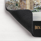 Winter aan het Windsor Castle Landscape Painting Muismat (Hoek)