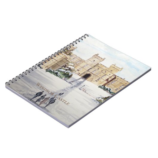 Winter aan het Windsor Castle Landscape Painting Notitieboek (Linkerzijde)