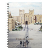 Winter aan het Windsor Castle Landscape Painting Notitieboek (Voorkant)