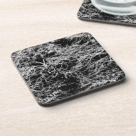 "Winter Abstract" Cork Onderzetter set