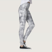 Winter Abstract Tree Grey Vakantie Leggings (Rechts)